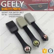 OE GEELY support de pièces de rechange pour ceinture de sécurité 576235090602 576235110201